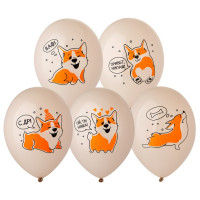Шарики С ДР Корги (35см)