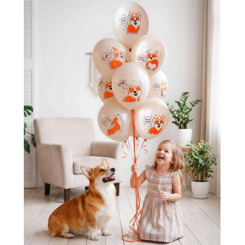 Шарики С днём рождения, Корги (Bell Ball)