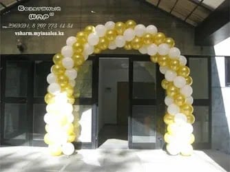 Арка из шаров полукруглая