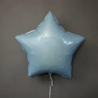 Шар звезда большая Голубая, 80 см