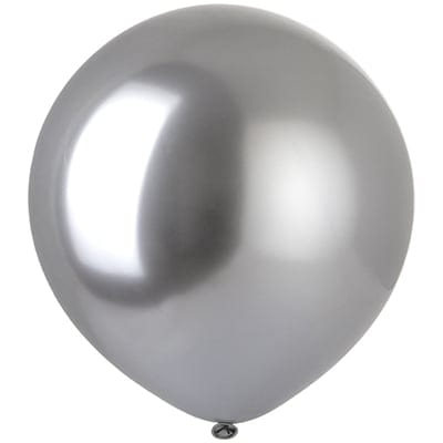 Шар серебро 70 см Хром Silver