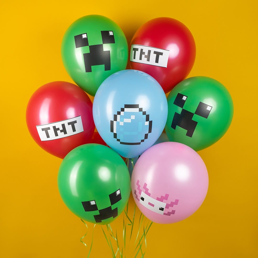 Шар (30 см) Пиксели, TNT, Ассорти
