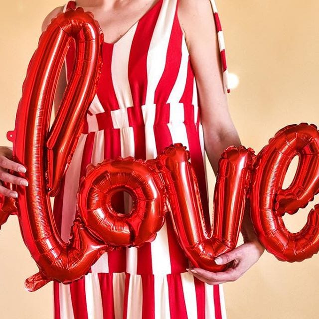 Шар (104 см) Надпись Love