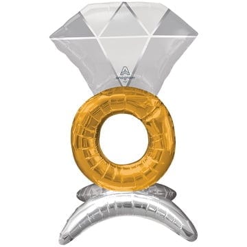 Шар стоячий Кольцо с бриллиантом (53 см)