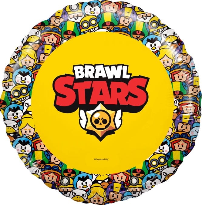 Шар круг Brawl Stars, желтый