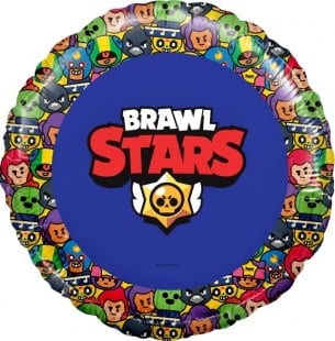 Шар круг, Brawl Stars, Звездные бойцы, синий