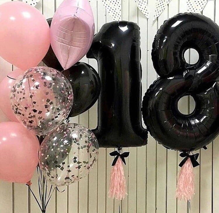 Набор шаров на 18 лет