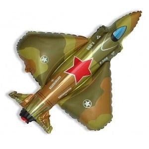 Шар "Военный Истребитель" 81 см