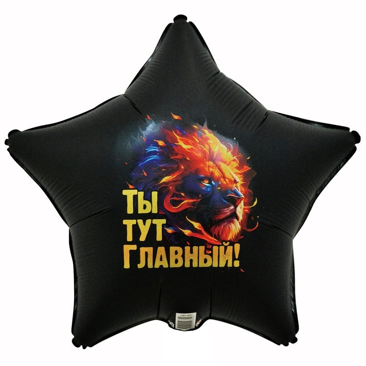 Шар звезда, Ты тут главный! (45см)