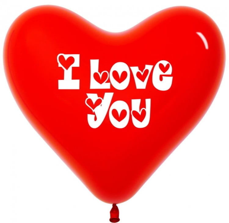 Сердца красные Ilove you